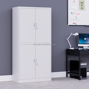 Armoire de rangement moderne réglable à 3 niveaux en acier pour dossiers, idéale pour l'école, le bureau, l'hôpital – Meuble de rangement pratique et peu encombrant - Product Image 2