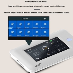 Hệ thống báo động Home Touch Home an ninh Hệ thống chống trộm báo động máy chủ 4G Wifi ứng dụng thông minh hệ thống mạng kép ABS <span class=keywords><strong>433Mhz</strong></span> cửa - Product Image 3