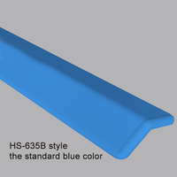 Protection d'angle murale en PVC à 135 degrés HS-635B 50x50mm, protection anti-collision pour hôpital