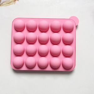 <span class=keywords><strong>Moule</strong></span> à sucette rond 20 trous <span class=keywords><strong>Moule</strong></span> à gâteau en <span class=keywords><strong>silicone</strong></span> pour chocolat et bonbons Outil de fabrication de sucette <span class=keywords><strong>Moule</strong></span> à gâteau - Product Image 4