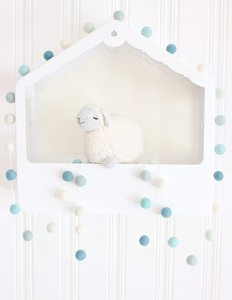 Feltro <span class=keywords><strong>di</strong></span> lana palla ghirlanda colorata pom pom garland fatti a mano 6.5 metri <span class=keywords><strong>di</strong></span> lunghezza 24 palle feltro palla ghirlande per la <span class=keywords><strong>parete</strong></span> <span class=keywords><strong>Di</strong></span> <span class=keywords><strong>Natale</strong></span> <span class=keywords><strong>albero</strong></span> - Product Image 5