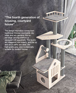 Fournitures pour animaux de compagnie cadre d'escalade pour animaux de compagnie planche à gratter plate-forme de plongée multicouche fournitures de jouets pour animaux de compagnie capsule spatiale - Product Image 3