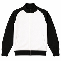 Veste homme sur mesure, col rond, manches longues, cardigan zippé, tricot, bloc de couleur, cardigan zippé, pull en tricot avec poches