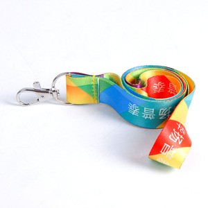 Cheap Promotional Lanyards Neck Strap Printed Polyester Sublimation Custom Lanyard With Logo Mobile Phone Lanyard