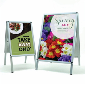 Xách tay một khung biểu ngữ đứng cho quảng cáo ngoài trời cho triển lãm thương mại thiết bị signage Display racks và biển quảng cáo - Product Image 6
