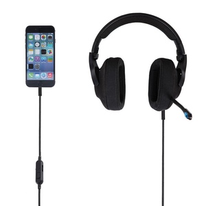 3.5mm ligne Audio téléphones mobiles ordinateurs tresse câble Audio pour <span class=keywords><strong>Logitech</strong></span> GPRO X G233 G433 Kingston Alpha Skyline casque de jeu - Product Image 4