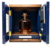 Boîte de présentation de whisky, de liqueur et de vin personnalisée, fabriquée à la main, design de luxe à double porte, boîte cadeau en bois, finition mate, estampillage doré pour le vin