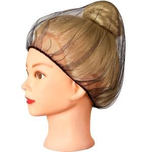 Gran oferta, redes para el cabello baratas de 22 pulgadas, malla elástica Invisible elástica para servicio de comida, moño de ballet, dormir, mujeres y peluca - Product Image 1
