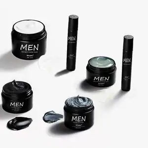 OEM Private Label Set per la cura della pelle degli uomini lavaggio del viso controllo detergente Scrub viso crema idratante Anti Acne prodotti per la cura della pelle degli uomini