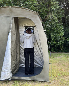 Carpa Doble <span class=keywords><strong>para</strong></span> <span class=keywords><strong>Ducha</strong></span>, Impermeable, <span class=keywords><strong>para</strong></span> las Cuatro Estaciones, Portátil, <span class=keywords><strong>para</strong></span> Cambiarse, <span class=keywords><strong>para</strong></span> Bañarse, Ecológica, Transpirable, <span class=keywords><strong>para</strong></span> Duchas al Aire Libre - Product Image 4