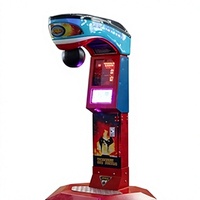 Machine de jeu d'arcade Dragon Fist commerciale, testeur de force de frappe à monnayeur pour divertissement, multi-joueurs, usage intérieur