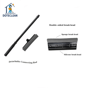 Herramienta de limpieza para el hogar, escobilla limpiaparabrisas de plástico con goma y esponja, escurridor de vidrio para limpieza - Product Image 6
