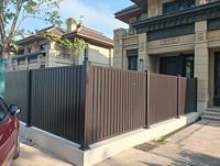 Clôture de sécurité modulaire en alliage d'aluminium Prime Prime-003 - Écologique, montage facile, design 3D, style moderne pour villa et maison