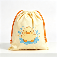 Sac à cordon personnalisé en non-tissé imprimé feuilles de palmier flamant rose, pochette de rangement réutilisable anti-poussière pour les voyages à la plage et les activités sportives