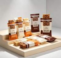 Sachet Doypack refermable personnalisé avec fenêtre transparente de qualité alimentaire pour l'emballage de fruits secs, noix, snacks et bonbons
