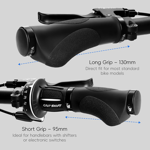 Tây đi xe đạp 22.2mm xe đạp tay lái <span class=keywords><strong>Grips</strong></span> dài ngắn kích thước tay lái <span class=keywords><strong>Grips</strong></span> cho Twist Shifters leo núi đường xe đạp <span class=keywords><strong>Grips</strong></span> - Product Image 5