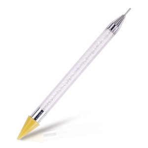 1 Chiếc Bút Chấm Bi Hai Đầu Hạt Pha Lê Phụ Kiện Kim Cương Giả Công Cụ Làm Móng Nghệ Thuật Làm Móng Bút Sáp - Product Image 3