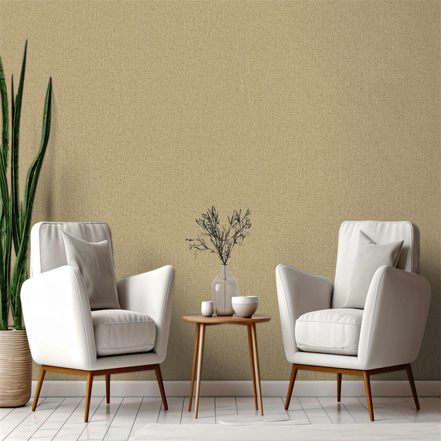 2024 New 1.06 Meter PVC Non Woven Wallpaper Home Decor Luxury Morandi Color Waterproof Wallpaper