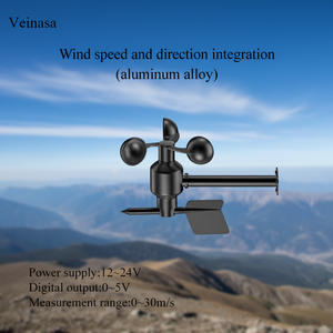 Veinasa-WSDS02 Sensor de Velocidad y Dirección del Viento de Aluminio Personalizable de 0-30m/s, Anemómetro RS485 para Estación Meteorológica, OEM ODM Veinasa-WS - Product Image 2