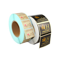Étiquettes personnalisées avec logo unique OEM et ODM Rouleaux d'autocollants ronds en vinyle pour l'expédition de jus de vin, de bière et de whisky à usage professionnel