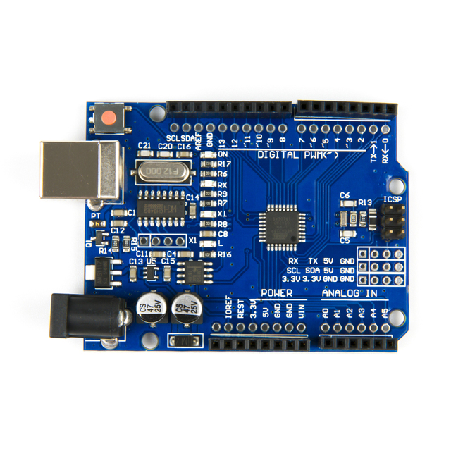 CH340 Improved Version Shinyo Controller Board MCU R3 Development Board CH340 Chip Microcontroller Module Compatible for Arduino