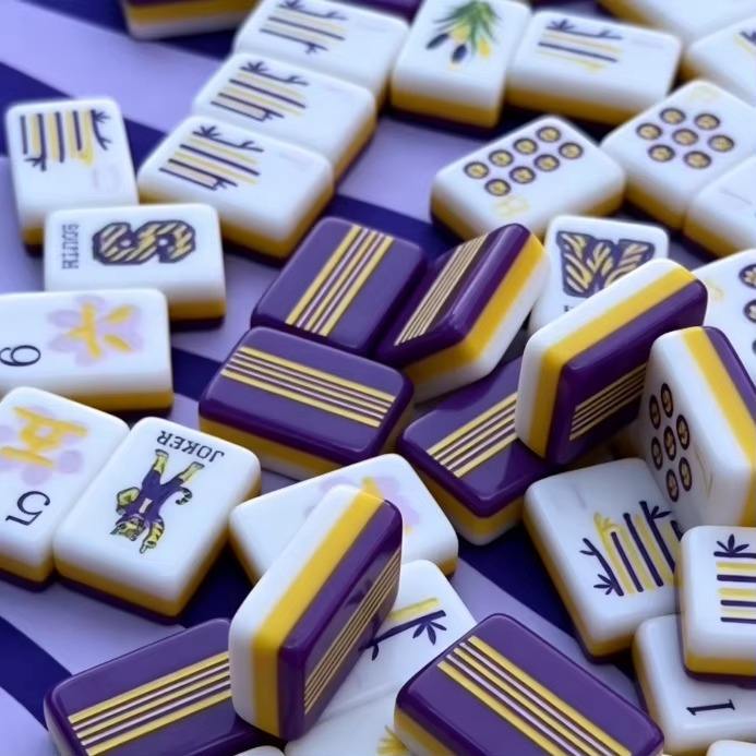 Mardijong Tiger Tiles Mahjong Tiles Acrylic Luxury Modern Foldable 160 ...