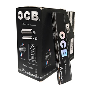 Papiers à rouler OCB Slim Premium en fibres végétales naturelles, combustion lente, sans chlore, sans colorants, ligne de gomme uniforme, plusieurs tailles, fabriqués en France - Product Image 5