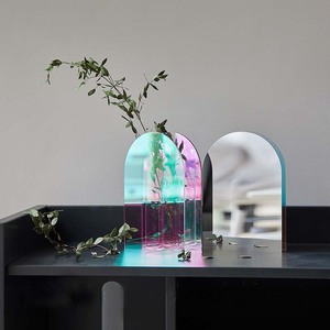 Thanh Lịch Hiện Đại Đương Đại Hoa Bình Trong Suốt Acrylic Trang Trí Nội Thất Bảng Centerpieces Cho Phòng Khách Văn Phòng Đá Loại - Product Image 3