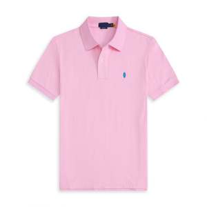 Camisetas Polo de Algodón para Hombre, Estilo Diseñador, Corte Holgado, Color Sólido, Manga Corta, Venta al Por Mayor - Product Image 5