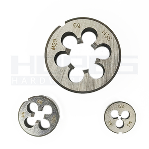 Filiere Circolari in Acciaio HSS per Filettatura M1 M1.2 M1.5 M1.8 M2 M2.5 M3 M3.5 M4 M5 M6 M8 Utensili per Taglio Viti Standard DIN ISO - Product Image 3
