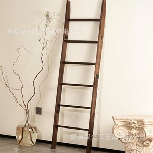 Wooden Towel Rack 4 <b>Bars</b> Multipurpose Storage Organizer <b>Shelf</b> For Bathroom Living Room - Product Image 5
