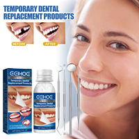 Kit de réparation dentaire temporaire EEIHOE facile à utiliser, perles thermofusibles pour combler les dents manquantes et réparer les espaces entre les dents cassées, 30 ml