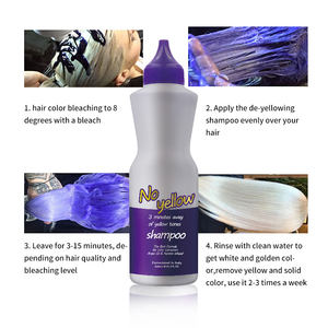 EN SOLDE Shampooing anti-jaunissement à marque privée Élimine les <span class=keywords><strong>cheveux</strong></span> jaunes Kératine Shampooing argenté <span class=keywords><strong>violet</strong></span> - Product Image 5