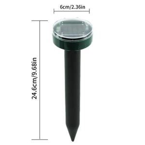 Répulsif solaire à ultrasons pour rats et chats, <span class=keywords><strong>anti</strong></span>-miaulement de <span class=keywords><strong>chat</strong></span>, répulsif électronique solaire longue durée, solide - Product Image 6