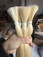 Extensions de cheveux vierges lisses de 22 pouces en gros, blonds brésiliens 613, cuticules alignées, double trame, mèches de cheveux humains
