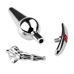 Base en métal détachable de remplacement, <span class=keywords><strong>plug</strong></span> <span class=keywords><strong>anal</strong></span> permanent, jouet sexuel pour adultes, autres produits de massage, <span class=keywords><strong>plug</strong></span> <span class=keywords><strong>anal</strong></span> pour femmes et hommes - Product Image 5
