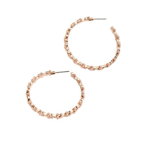 Boucles d'oreilles Huggie géométriques en alliage de zinc pour femme, bijoux fantaisie, design minimaliste irrégulier en forme de C, boucles d'oreilles tendance - Product Image 5