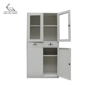 kemei adjustable shelves Metal Office Furniture File Storage Cupboard steel Filing Cabinet Locker
