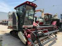 Moissonneuse-batteuse polyvalente pour riz et blé en rizière et sur terres arides, haute efficacité