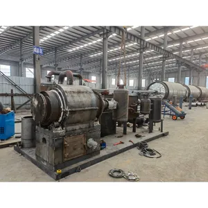 Pyrolysis Plant Price 2021 New Design Waste Rubber Pyrolysis Furnace Machine Recycling Tire Plant