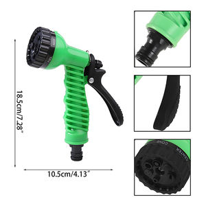 Pistola de Riego de Alta Presión con 7 Patrones de Rociado, Boquilla Ajustable, Resistente y Ergonómica para Limpieza en Exteriores - Product Image 5