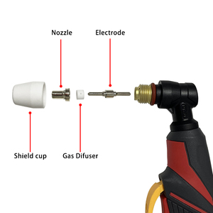 Pièces de torche de machine de découpe OEM, accessoires de découpeur <span class=keywords><strong>plasma</strong></span> CUT 40, torche de découpe <span class=keywords><strong>plasma</strong></span> à air <span class=keywords><strong>PT</strong></span>-<span class=keywords><strong>31</strong></span> <span class=keywords><strong>PT</strong></span> <span class=keywords><strong>31</strong></span> de 8 mètres pour <span class=keywords><strong>plasma</strong></span> 40 - Product Image 5