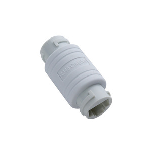 Rj45 Dual Channel PoE <b>Adapter</b> Straight Through Connector For Network Router Crystal Head Interface White Black Option - Product Image 3