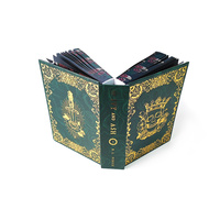 Livres personnalisés sur demande en Chine, impression couleur intégrale, couverture rigide, pages de fin couleur et bords pulvérisés