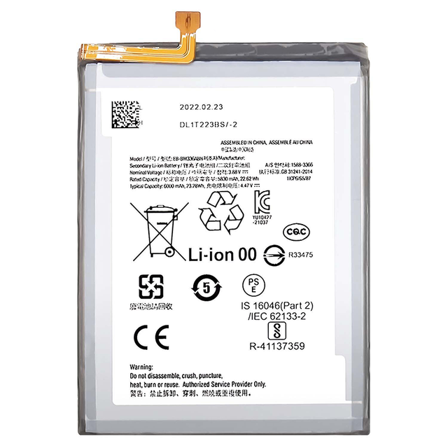 Wholesale for Samsung M33 SM-M336B BU Mobile Phone Built-In Rechargeable Battery EB-BM336ABN in Stock