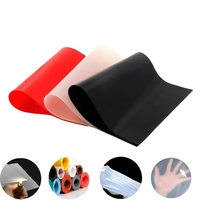 Feuille de caoutchouc silicone transparente haute température 0,5-6 mm, dureté 30-70 Shore, anti-âge, haute élasticité, antidérapante, résistante à l'usure