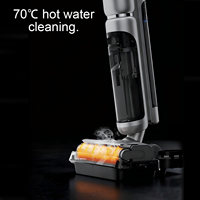 Nouvel aspirateur portable P3 pour sols humides et secs, détection LED verte, séchage à air chaud 70 ℃   Nettoyage à l'eau chaude autonettoyant pour les sols en carrelage domestiques