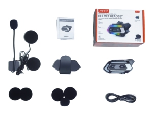 Multi-color Ambient Light C10 <strong>Automatic</strong> Answering Helmet <strong>Headset</strong> Long Battery Life for Motorcycle Accessories - Product Image 6