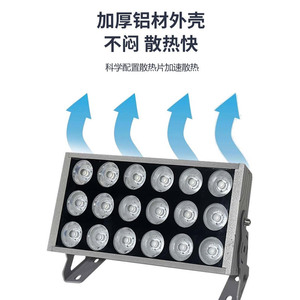 Projecteur LED mural dimmable étanche pour extérieur, lumière blanc chaud et jaune, idéal pour l'éclairage des colonnes romaines et des façades de bâtiments d'hôtels - Product Image 5