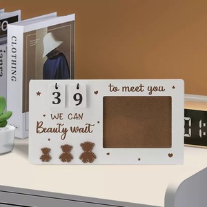 Trẻ sơ sinh sinh cột mốc ảnh khung gỗ hình ảnh khung phòng ngủ phòng khách trang trí khung ảnh em bé tăng trưởng tưởng niệm - Product Image 3